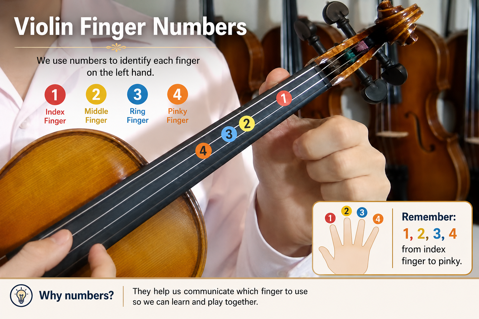 violin note finger numbers