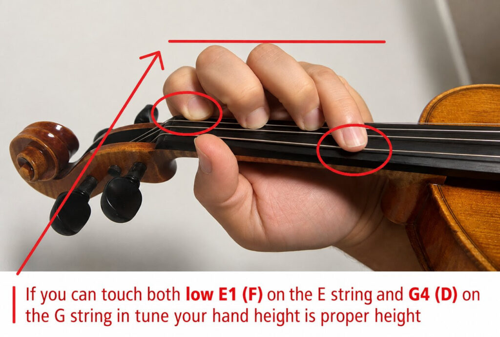 violin 4th finger